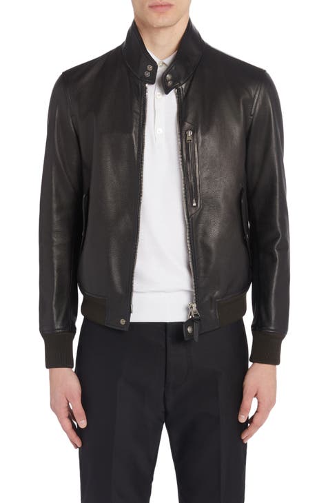 Harrington Leather Bomber Jacket
