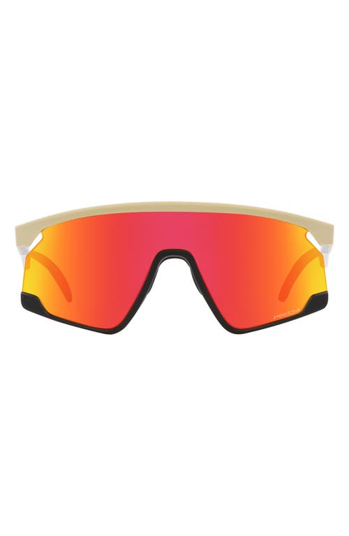 Oakley BXTR 39mm Prizm Wrap Shield Sunglasses in Ruby at Nordstrom
