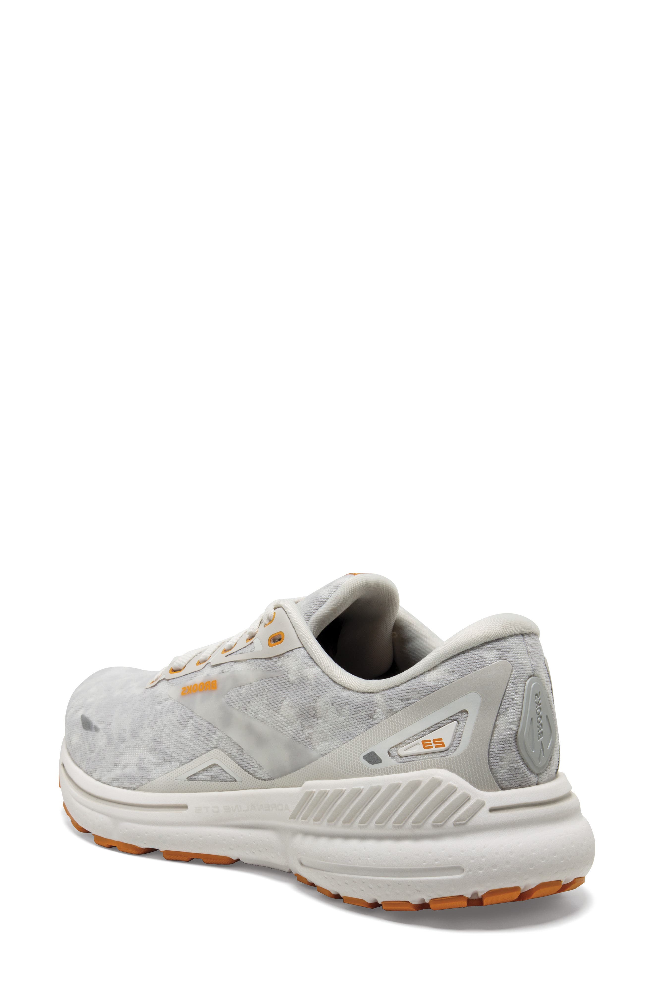 Brooks Adrenaline GTS 23 Sneaker in Blanc/Gray/Sunflower