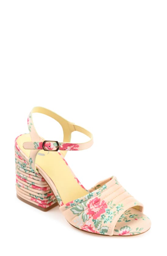 Journee Collection Charmaine Tru Comfort Foam Heeled Sandal In Beige