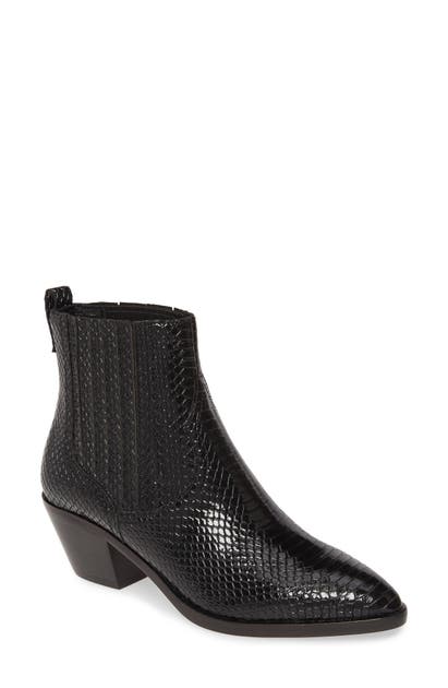 Click to view more detailed imagery on our partner's website Ash Floyd Bootie In Black Snake