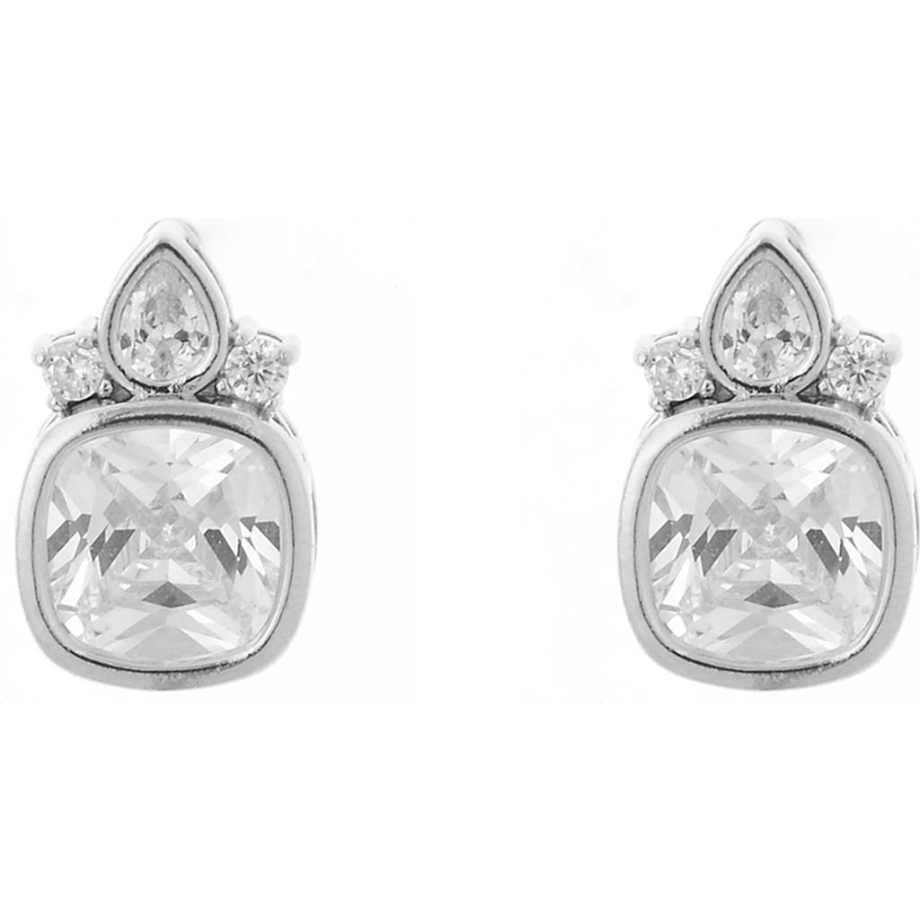 ZAXIE BY STEFANIE TAYLOR ZAXIE BY STEFANIE TAYLOR MIXED CUBIC ZIRCONIA STUD EARRINGS