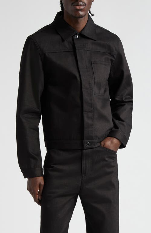 JKEEFER Three-Pocket Cotton Bomber Jacket Black at Nordstrom,