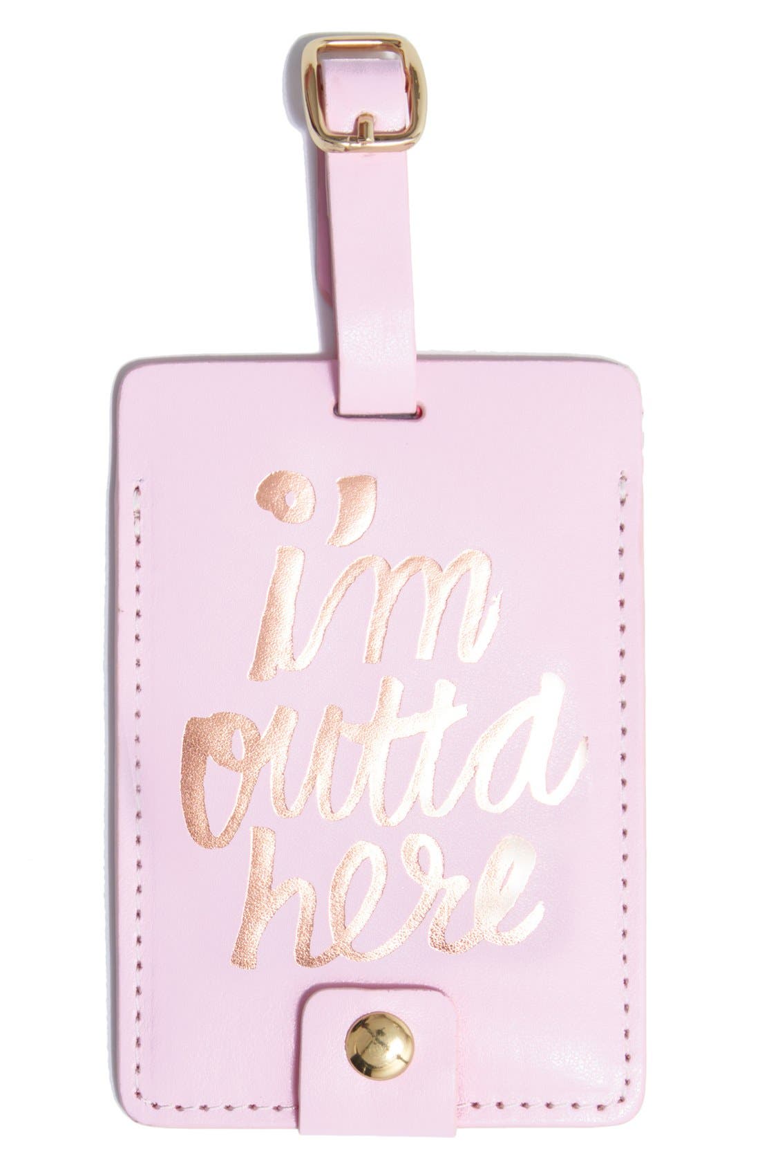 ban.do 'i'm outta here' Luggage Tag Nordstrom