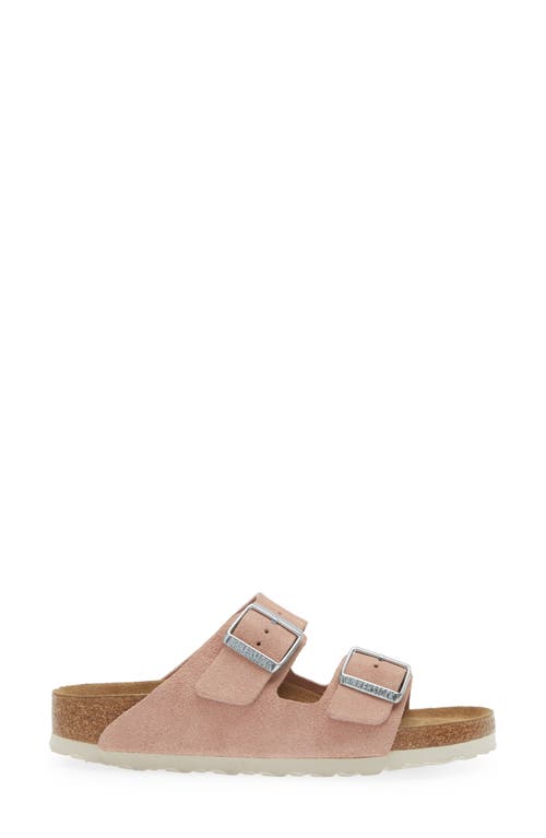 Shop Birkenstock Soft Slide Sandal In Pink Clay