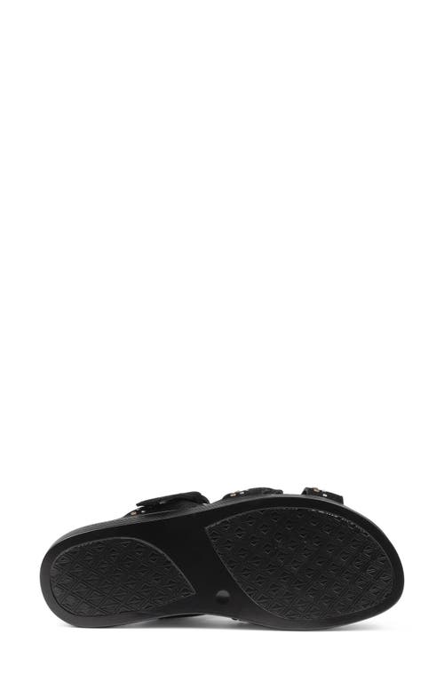 Shop Donald Pliner Platform Wedge Slide Sandal In Black