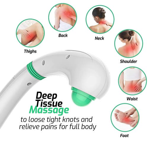 Pursonic Portable Handheld Massager In White
