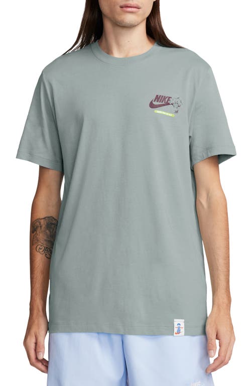 Nike Heat On Your Feet Graphic T-shirt In Gray