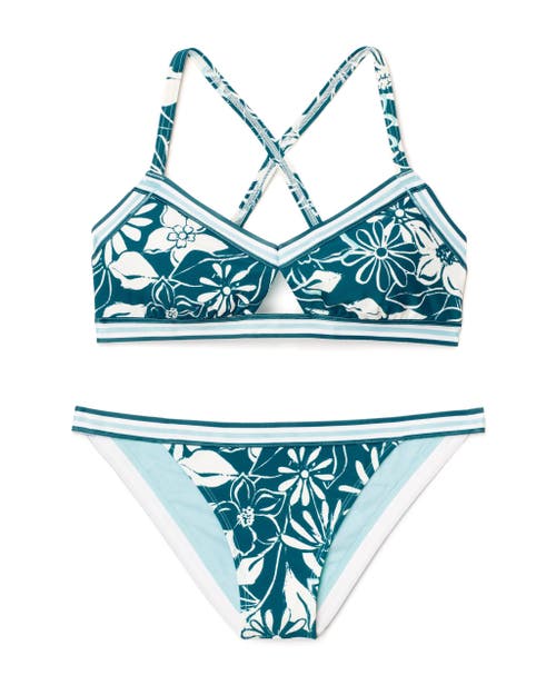 Shop Adore Me Gisele Swimwear Bikini Bottom In Floral Blue