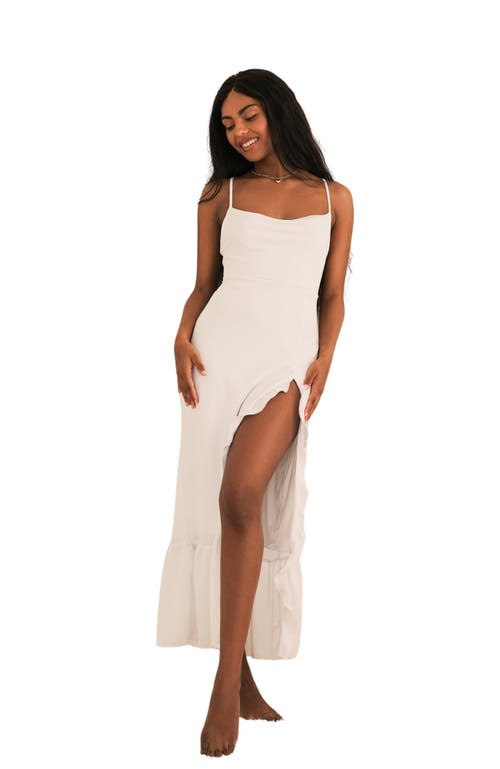 Shop Dippin Daisys Higher Love Slit Maxi Dress In White