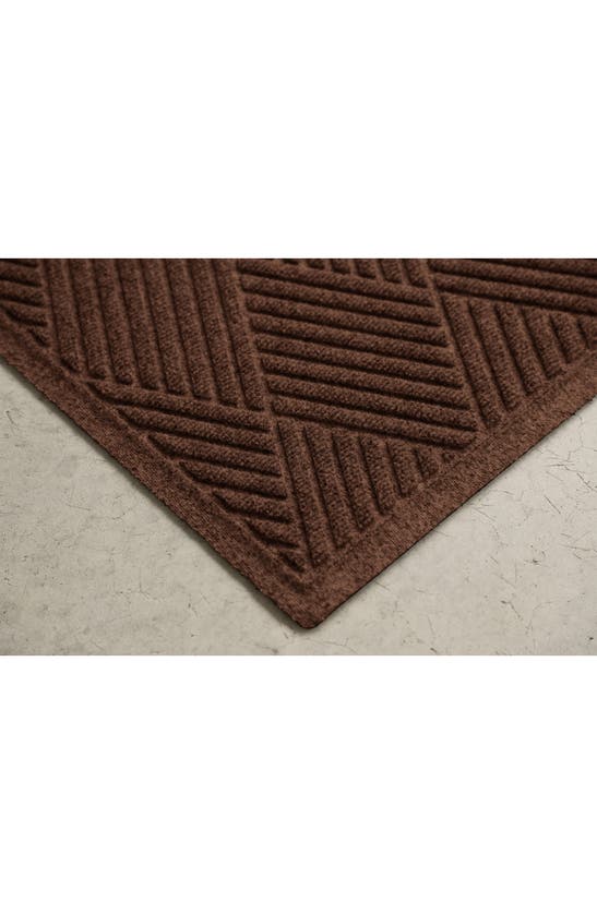 Bungalow Flooring Waterhog Diamonds Floor Mat In Dark Brown