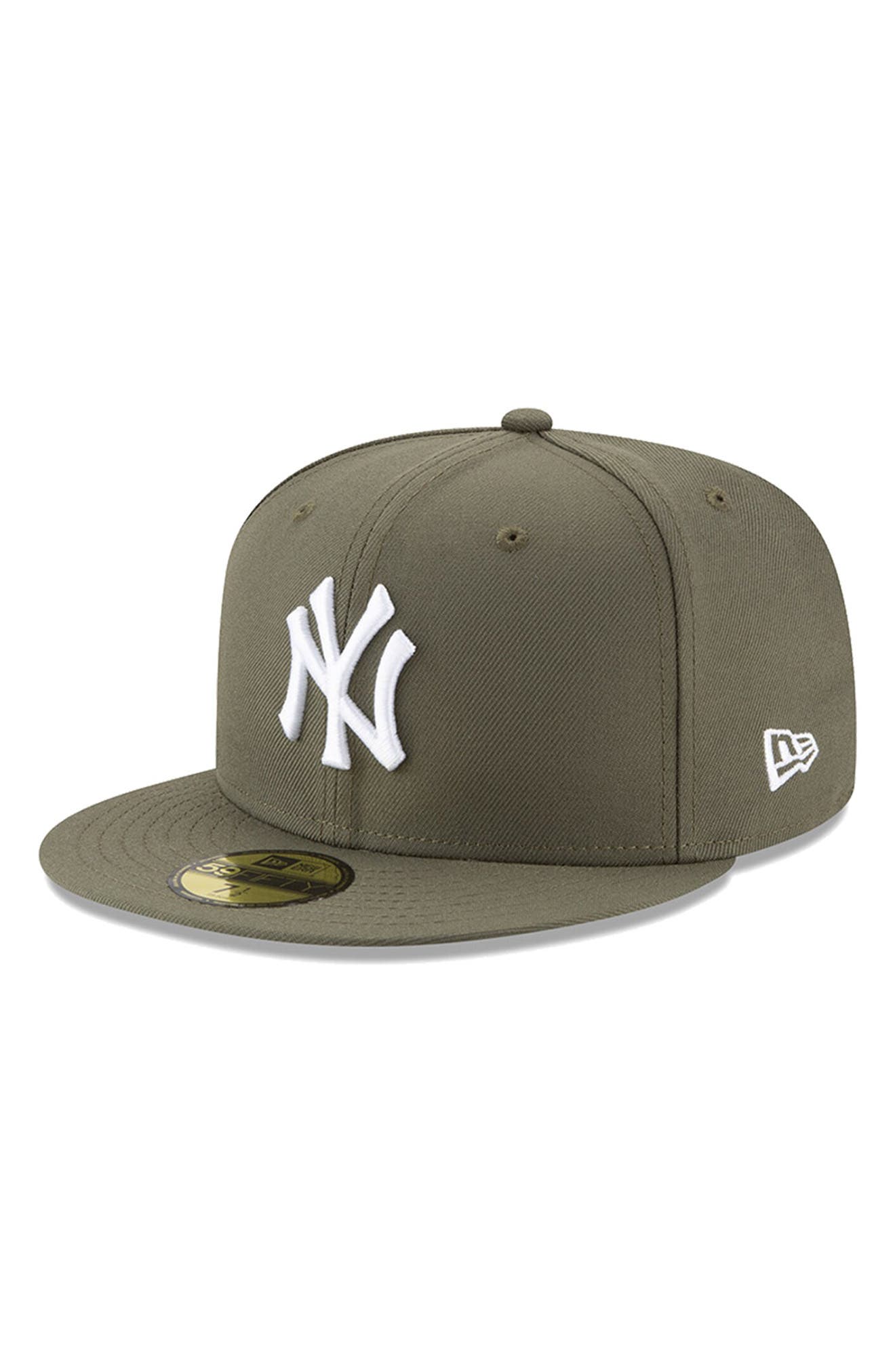 new york yankees olive green hat