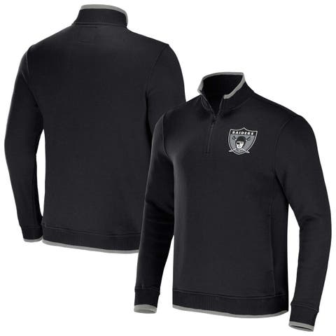 Men's NFL x Darius Rucker Collection by Fanatics Black San Francisco 49ers  Tri-Blend Quarter-Zip Sweatshirt