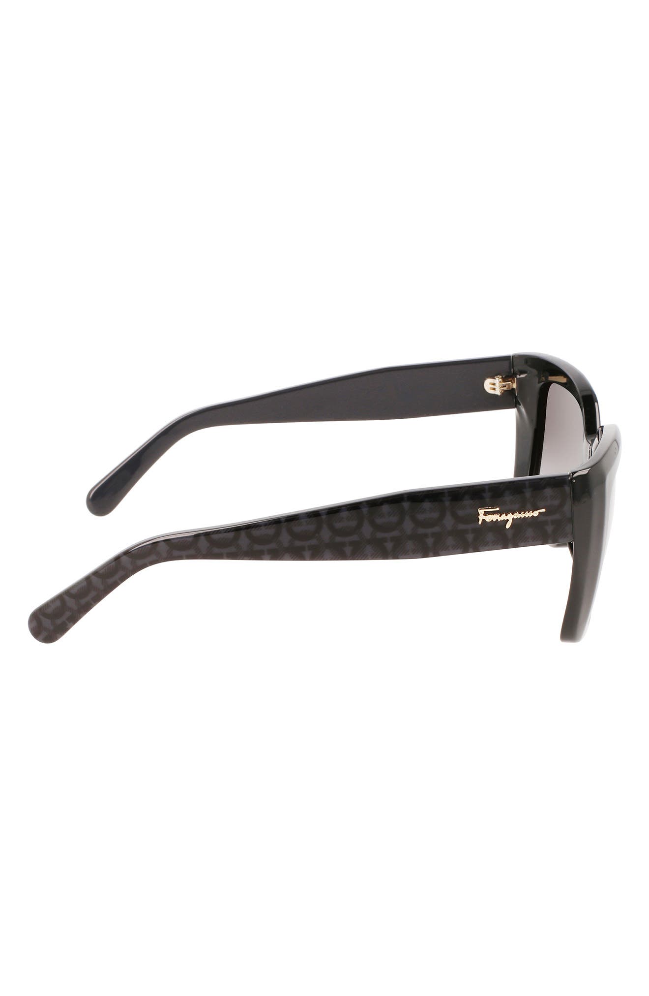 Ferragamo Monochrome Rectangle Plastic Sunglasses - Bergdorf Goodman