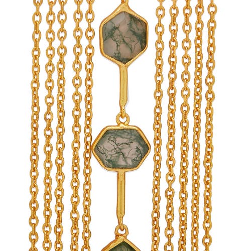 Dhwani Bhansal Zelena Chandeliers In Gold Plated