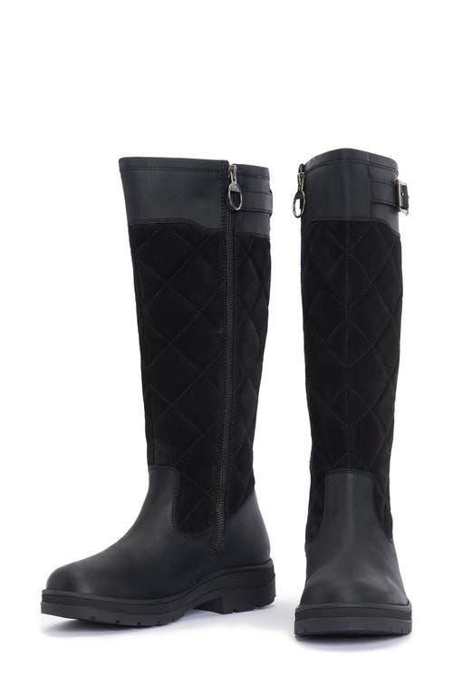 Shop Barbour Oak Waterproof Rain Boot In Black