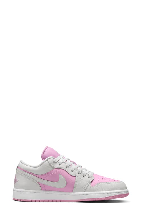 Shop Jordan Air  1 Low Sneaker In Orchid/neutral Grey/white