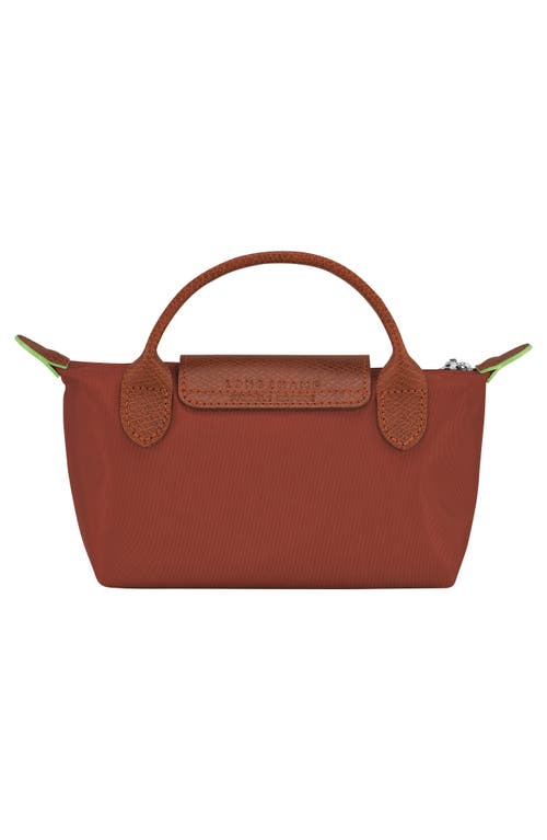 Longchamp Le Pliage Cosmetics Case In Cognac