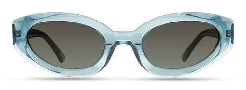 Shop Derek Lam 10 Crosby Vesper Sunglasses In Jade Crystal