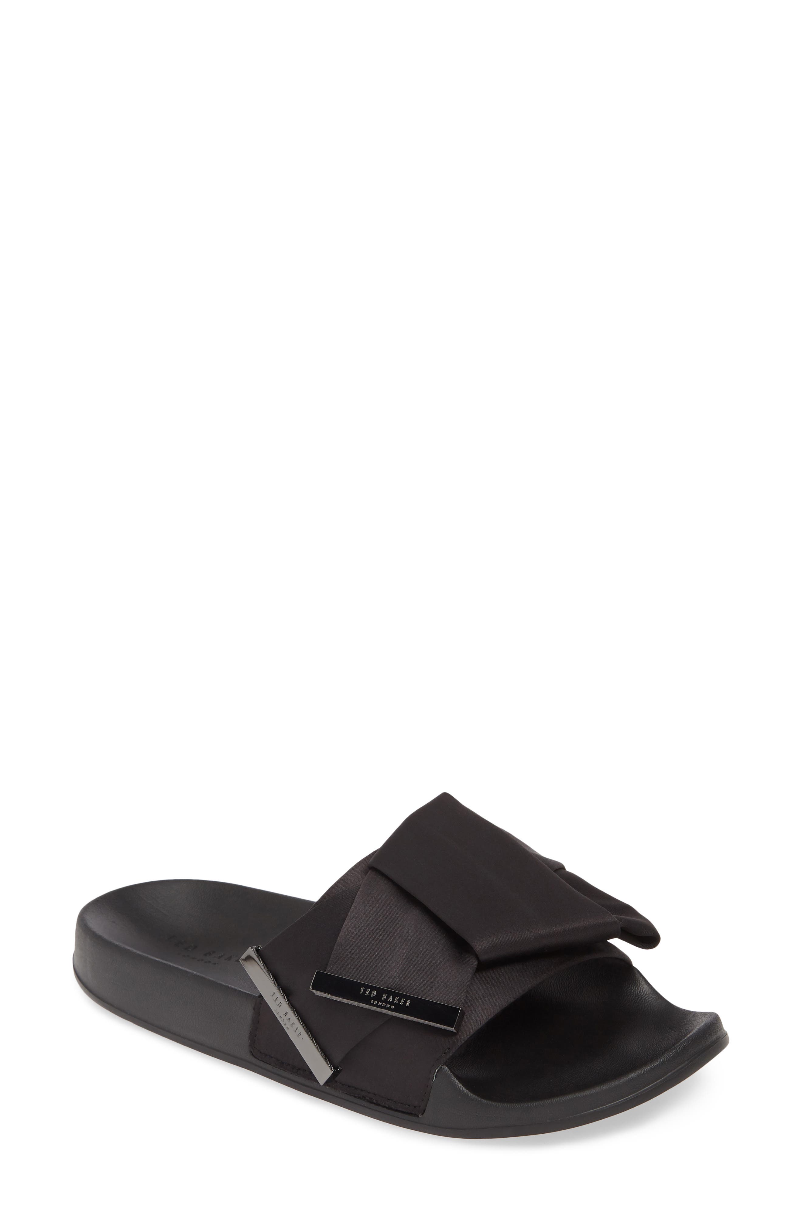 Ted Baker London Bleful Knotted Sport Slide, Black