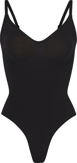 SKIMS Sculpting Thong Bodysuit L/XL Black Size L - $45 (33% Off