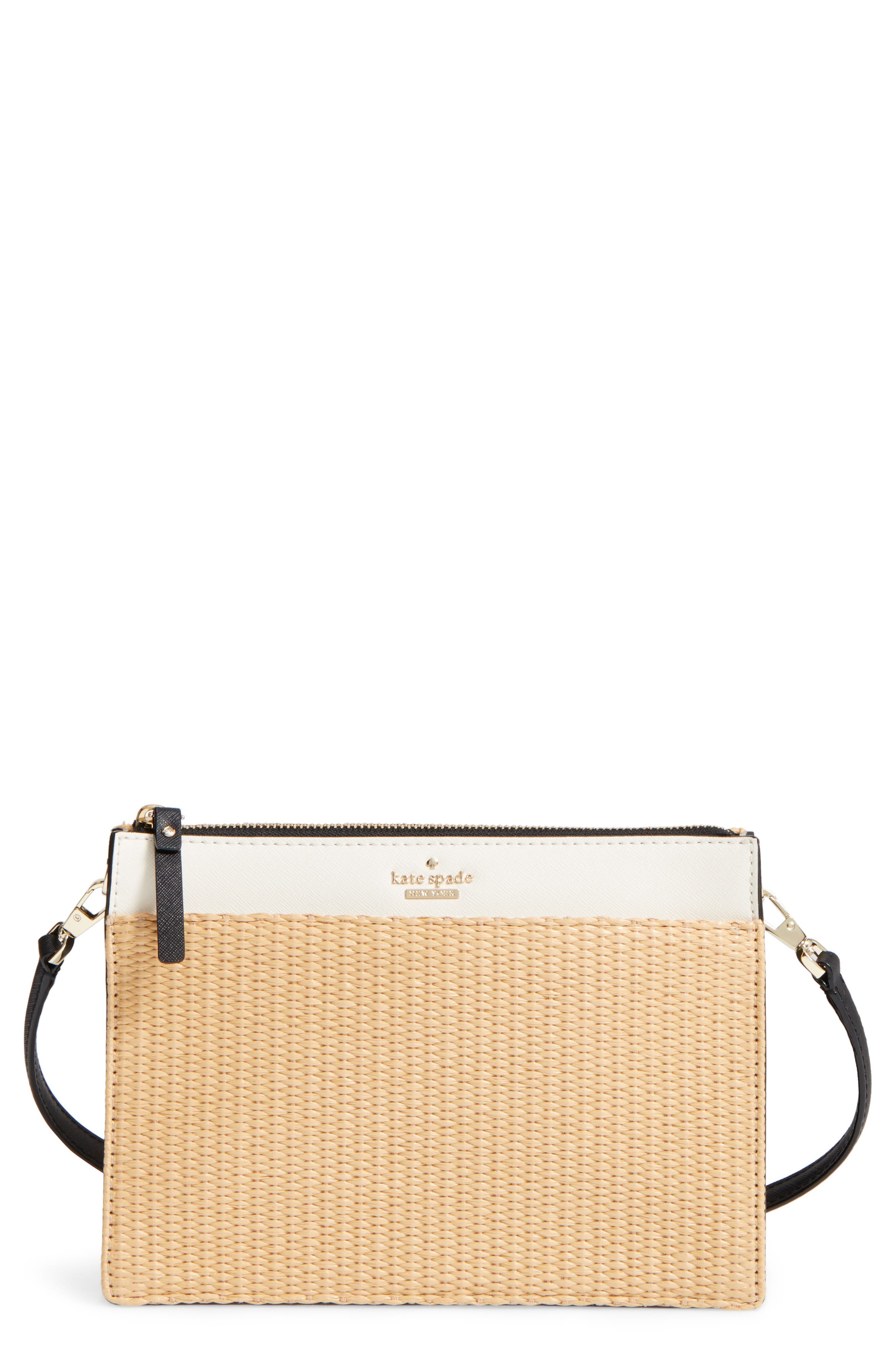 kate spade raffia bag