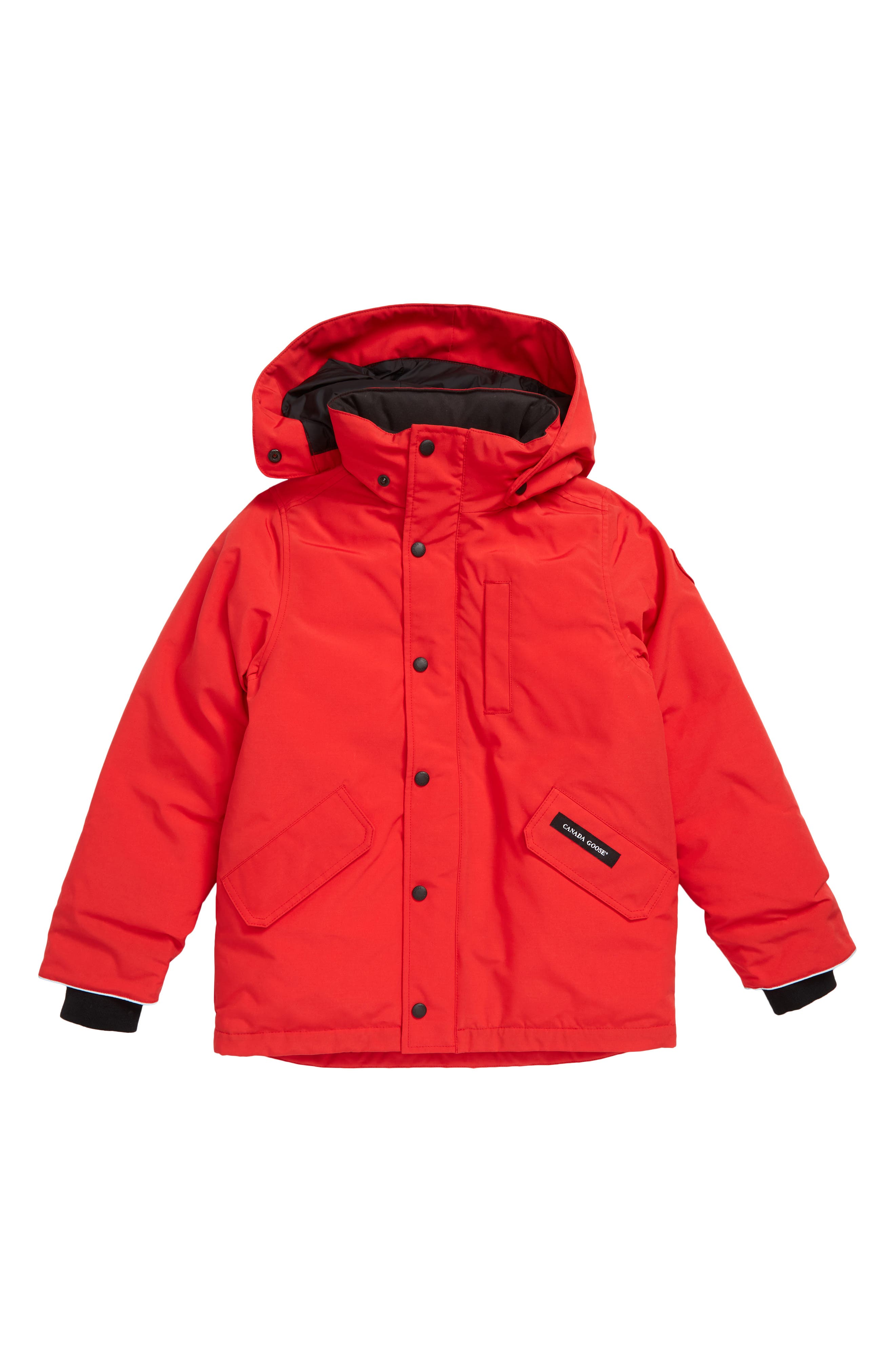 red womens canada goose coat