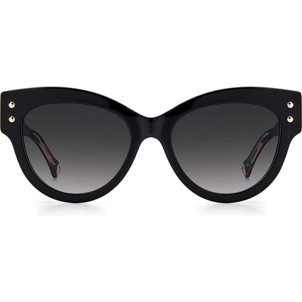 Carolina Herrera 54mm Cat Eye Sunglasses In Black