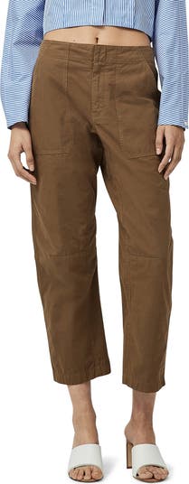 rag & bone Leyton Crop Cotton Work Pants | Nordstrom