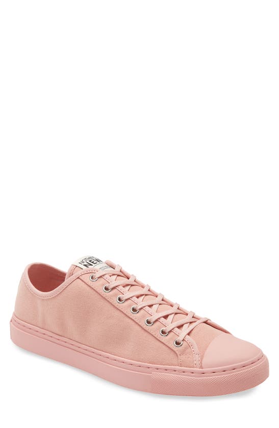 Nothing New Low Top Sneaker In Pink Canvas