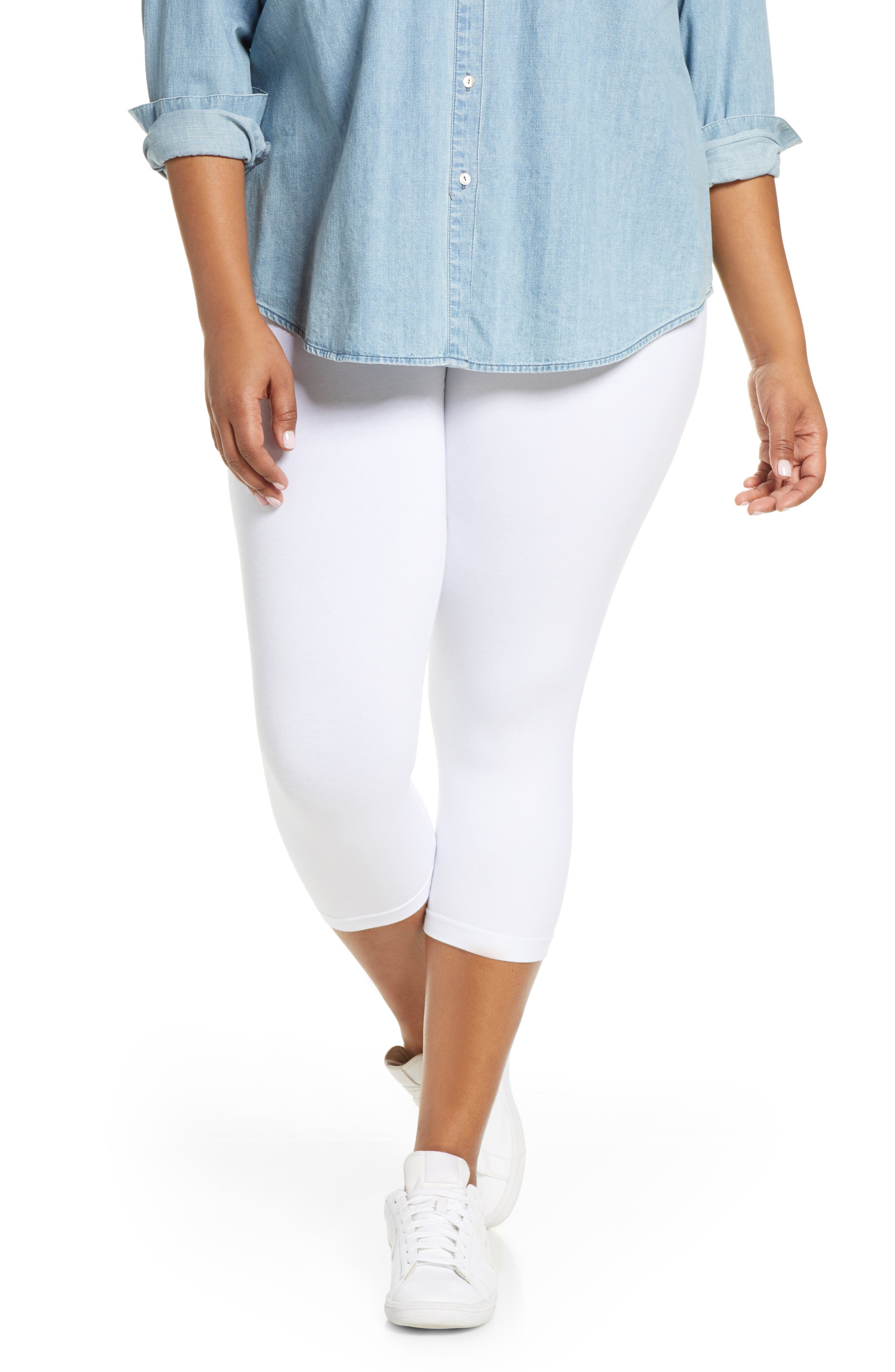 Lyssé Control Top Capri Leggings (Plus Size) Nordstrom
