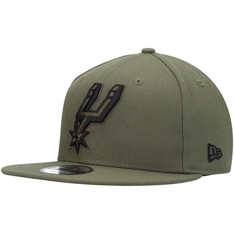 New Era Olive San Antonio Spurs 9fifty Snapback Hat | ModeSens