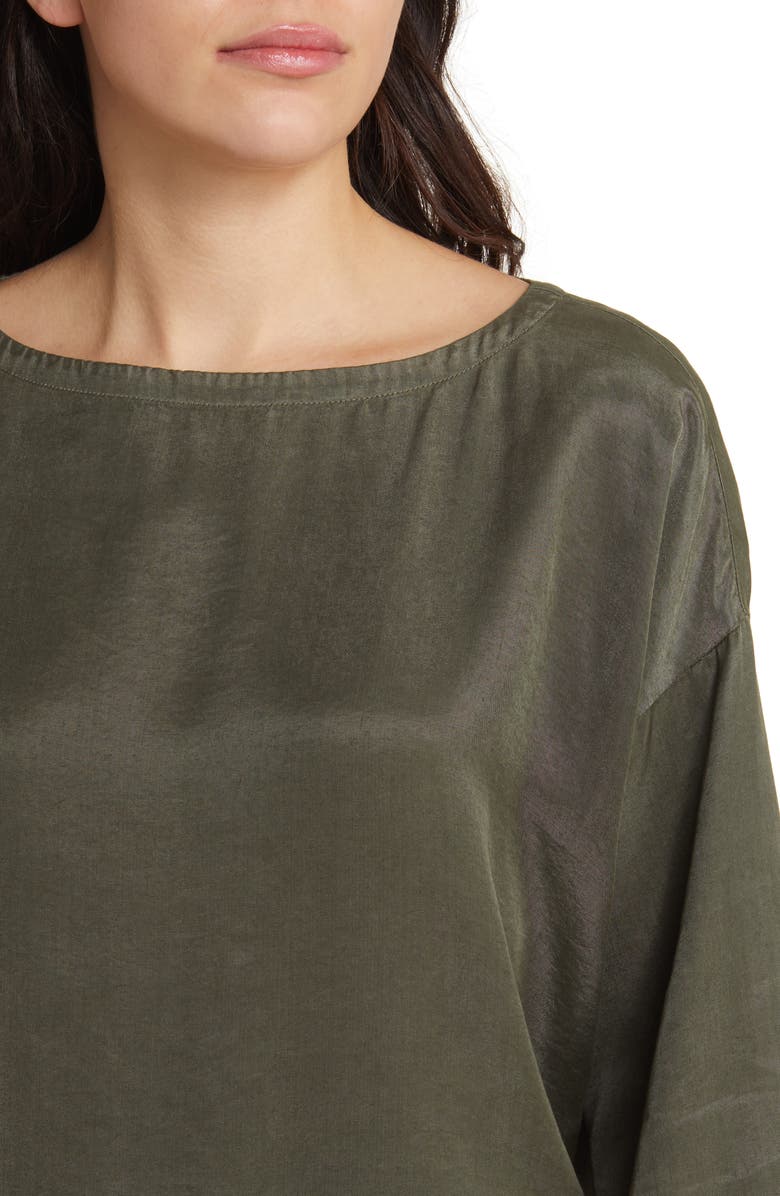 Eileen Fisher Boxy Bateau Neck Top | Nordstrom