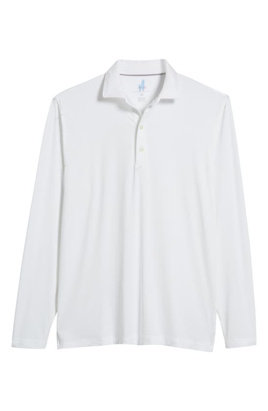 Shop Johnnie-o Swing Long Sleeve Performance Polo In White