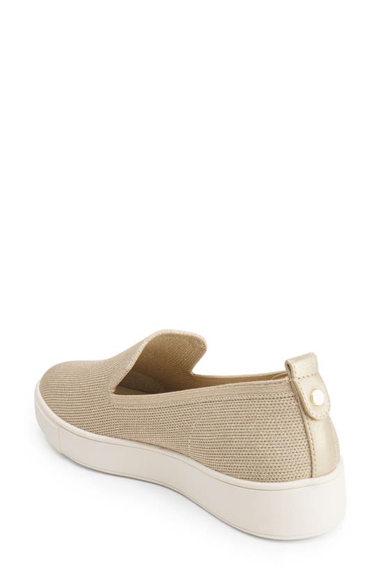 Me Too Fay Slip-on Sneaker In Bisque Metallic
