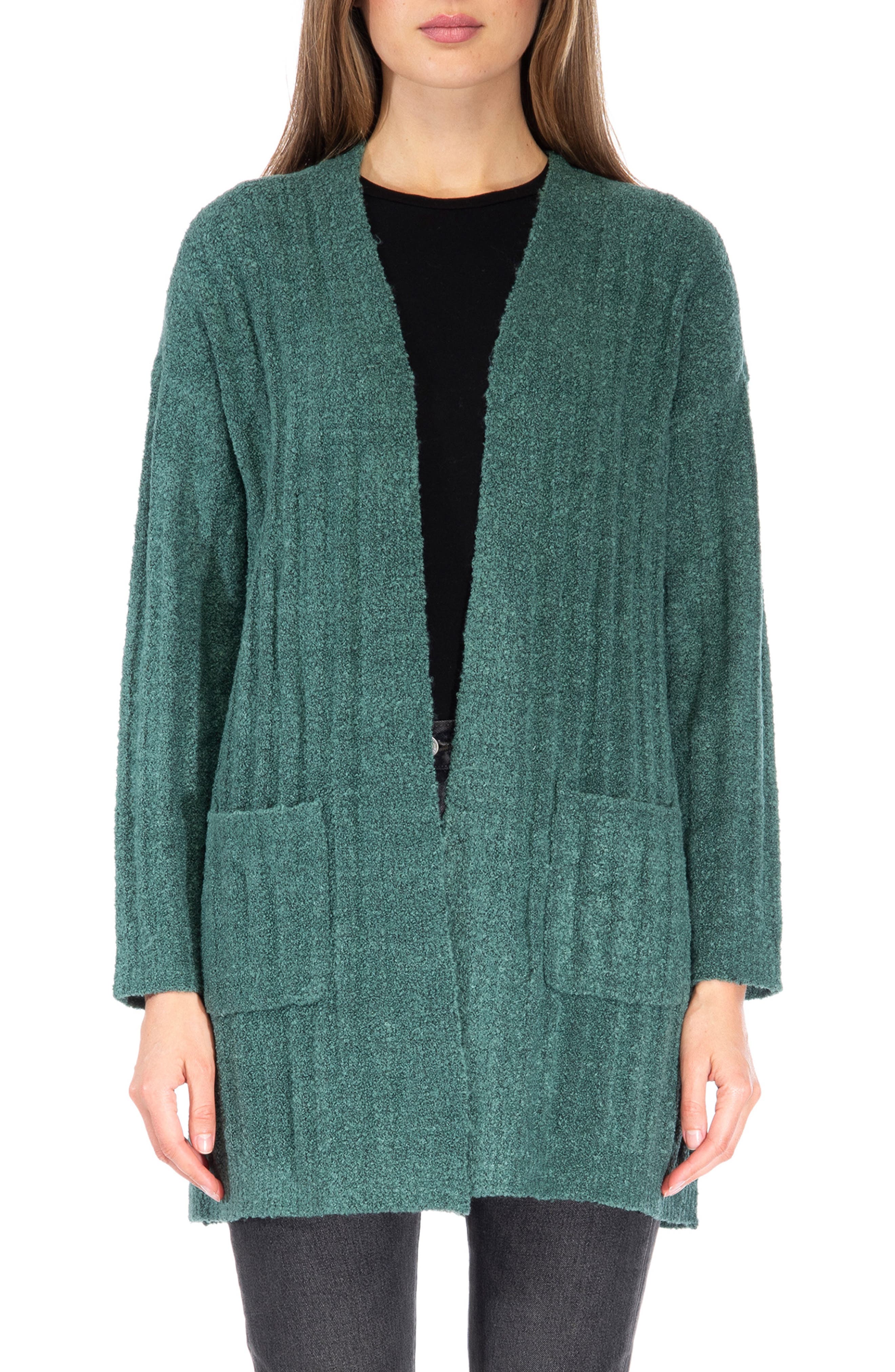 bobeau wallace brushed cardigan