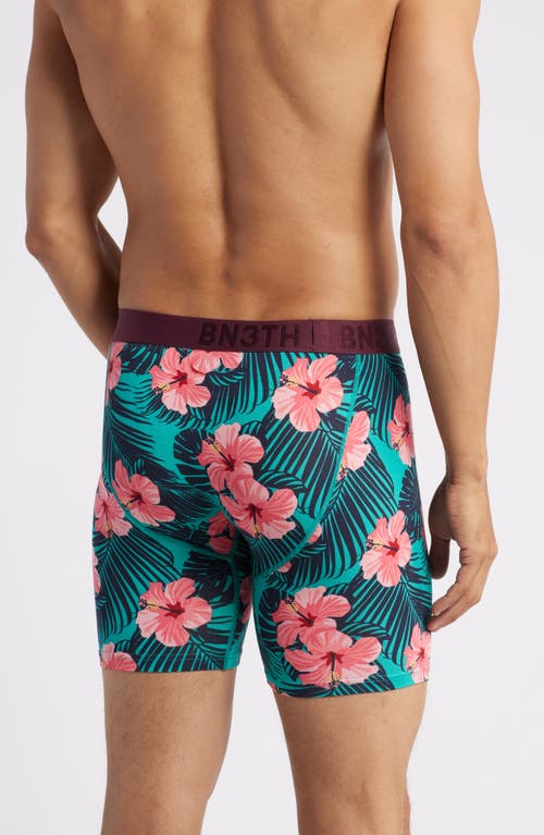 Bn3th Classic Icon Boxer Briefs In Hibiscus Bloom-zesty