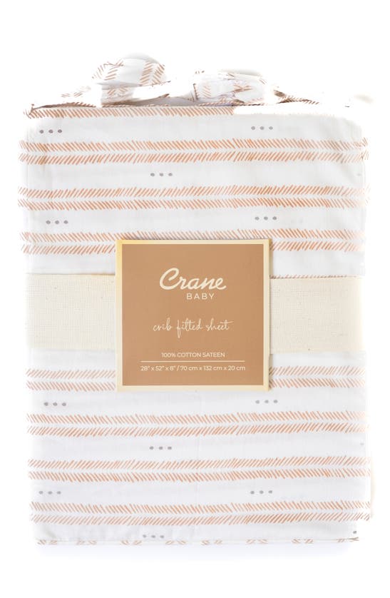 Crane Baby Fitted Crib Sheet In Blue/multi