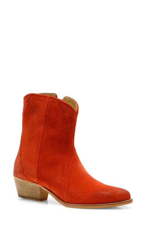 New Frontier Western Bootie in Coral Fusion