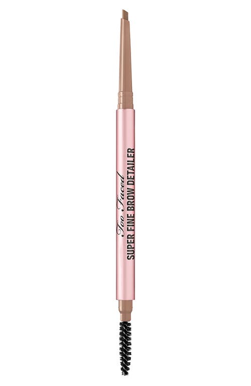 Too Faced Superfine Brow Detailer Pencil in Taupe at Nordstrom