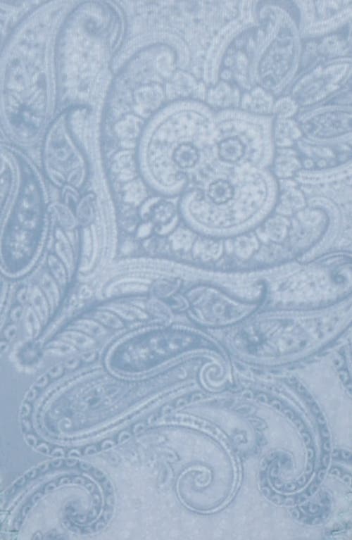 House Of Cb Capri-j High Cut Bikini Bottoms In Blue Paisley
