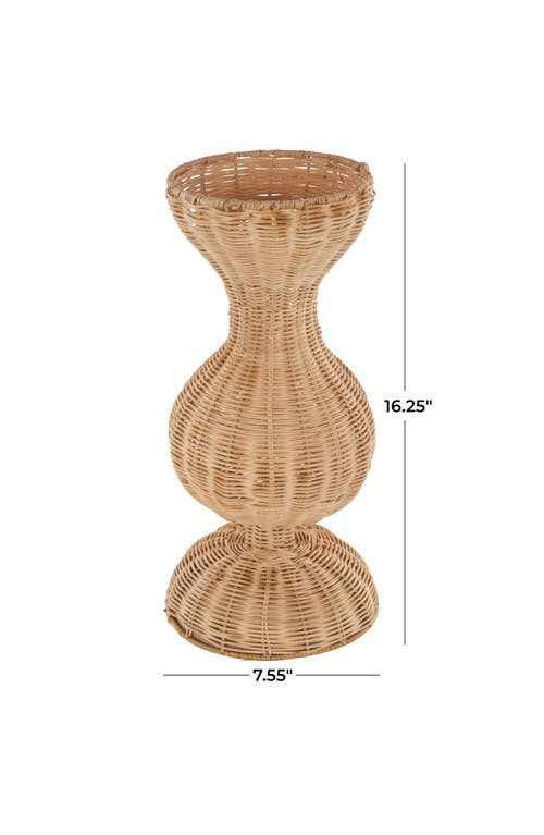 GINGER BIRCH STUDIO SONOMA SAGE HOME RATTAN VASE