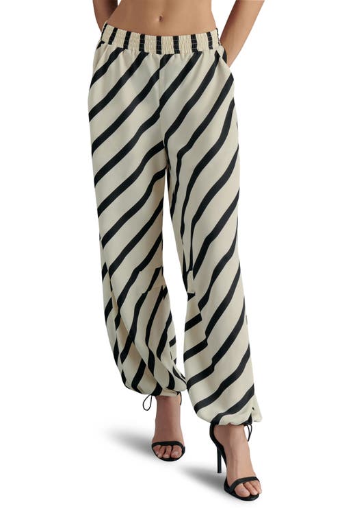 Shop Steve Madden Mels Tie Hem Pants In Cream