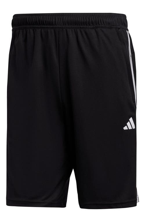 Adidas Originals Aeroready Training Essentials Athletic Shorts In Black/white