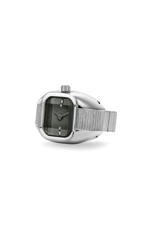 Shop Breda Nocturne Time Ring, 16mm In Stainless Steel