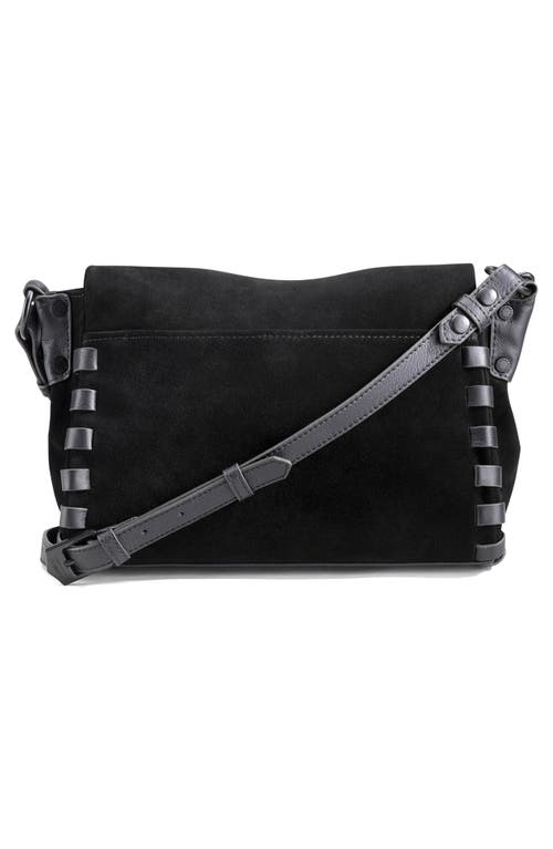 Shop Aimee Kestenberg Zen Convertible Crossbody In Black Suede