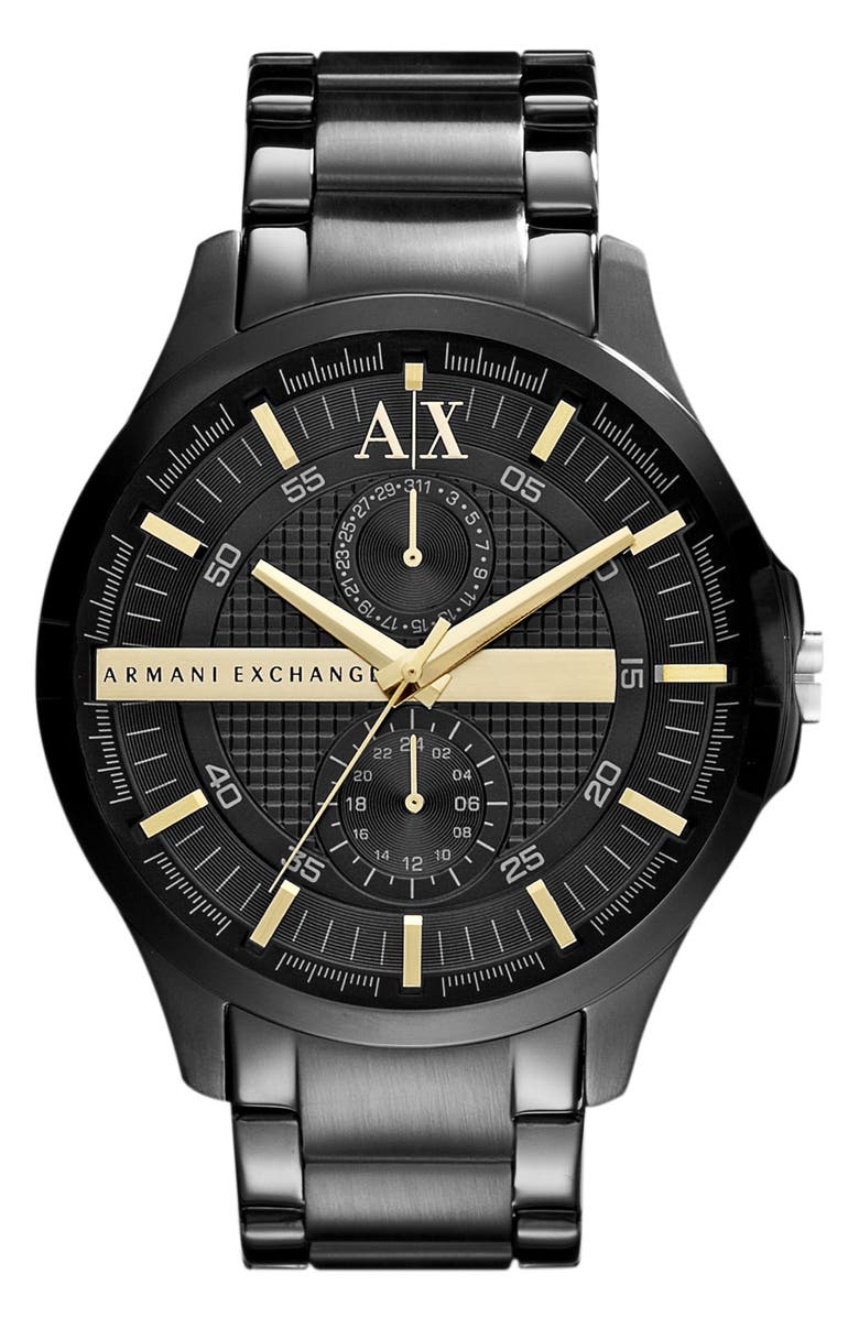 AX Armani Exchange Round Bracelet Watch, 46mm | Nordstrom