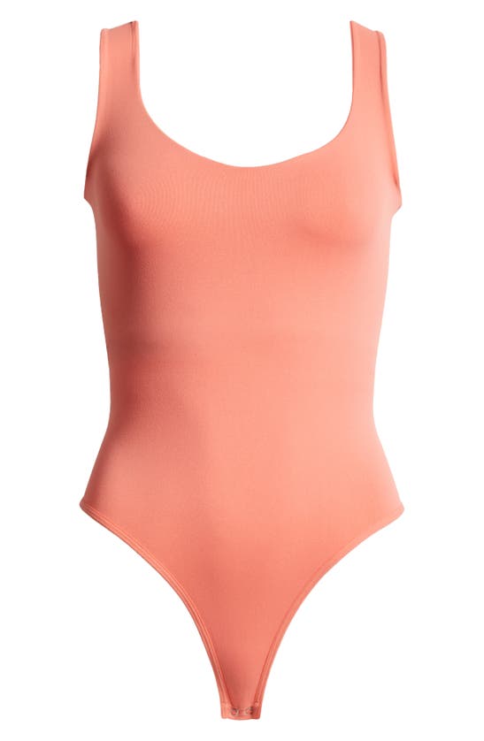 Shop Free People Clean Lines Bodysuit In Ember Glow