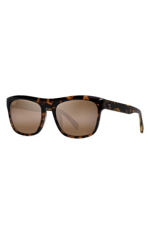Maui Jim Pehu 55mm Polarizedplus2® Sunglasses In Tortoise/honey Crystal
