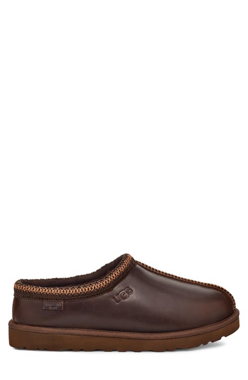 Ugg(r) Tasman Leather Slipper In Ironwood